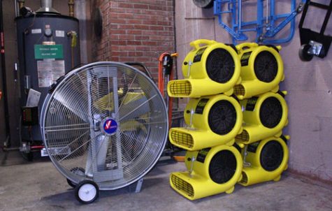 Fans and Dehumidifiers Control School’s Air Quality