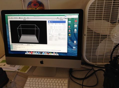 Mac attached to 3-D printer