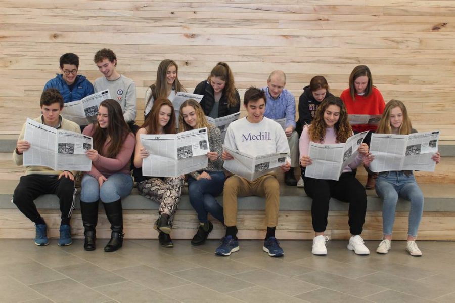 Members of the Greylock Eggplant, America's most serious student publication.